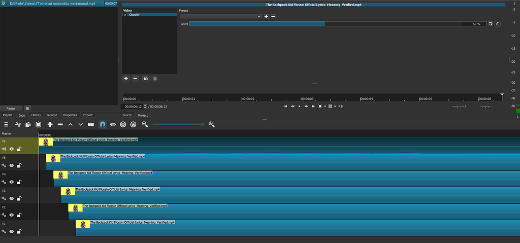 Motion blur (extension to the suggestion) - Suggestion - Shotcut Forum