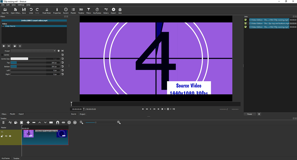 shotcut crop video shotcut crop video