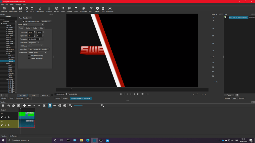 using shotcut using shotcut
