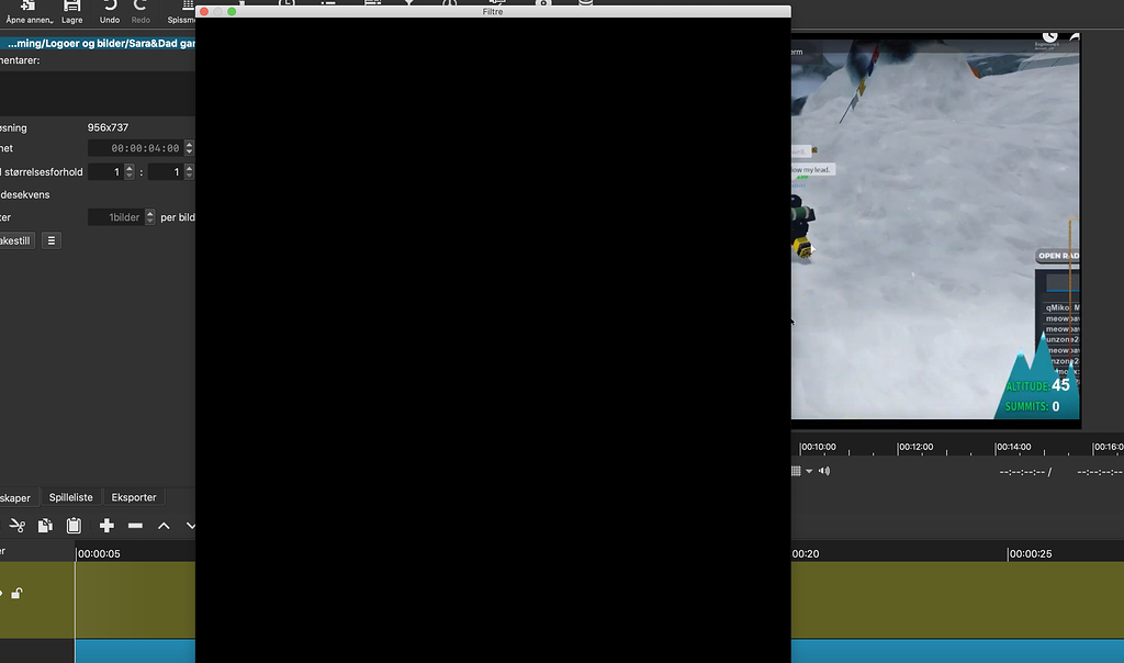 Filters pops up empty and black Help/How To Shotcut Forum