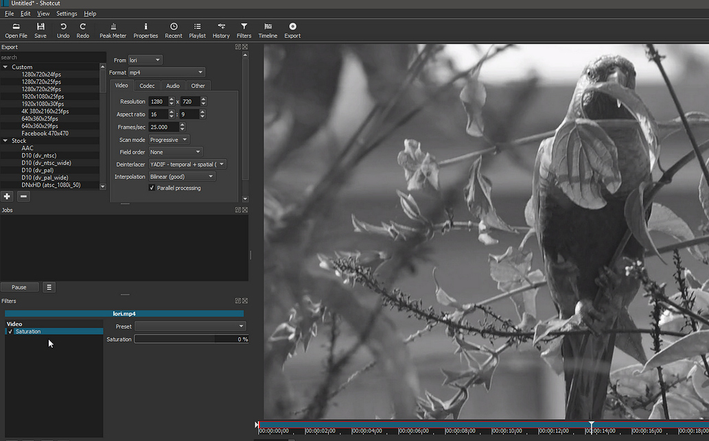 Grayscale filter Help/How To Shotcut Forum