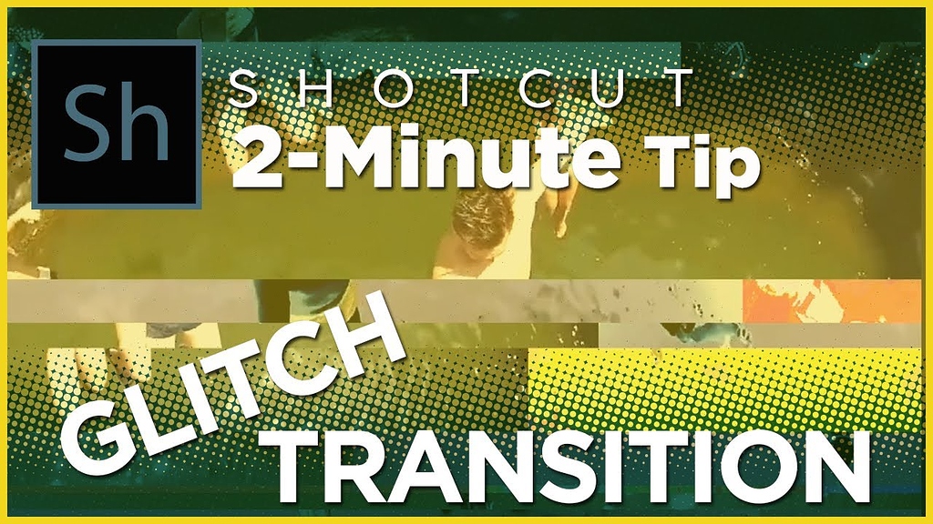 how to add transitions in shotcut