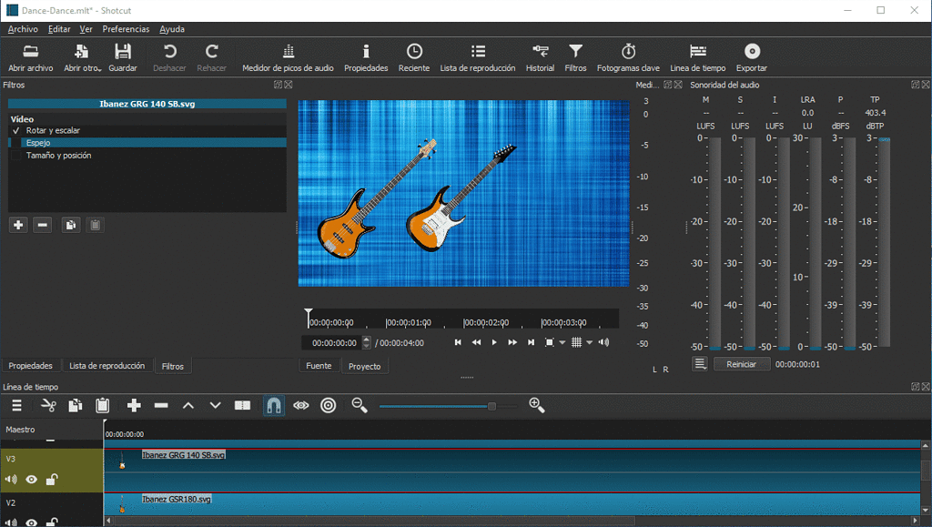 Using mirror filter causes shutdown Bug Shotcut Forum
