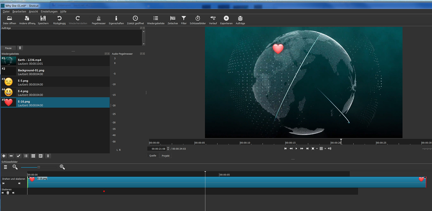 Keyframes: Timeline corrupted - Bug - Shotcut Forum