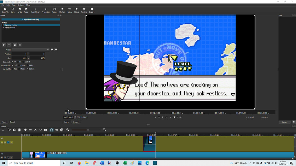 Size & Position Filter Creates Black Outline Help/How To Shotcut Forum