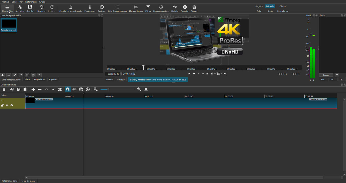 shotcut add transition shotcut add transition