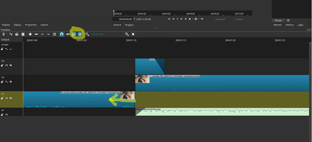 Undo broken when both Ripple buttons are active - Bug - Shotcut Forum
