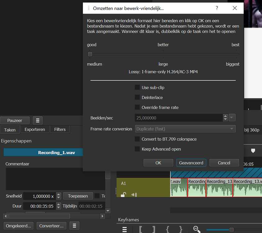 Audio crackling in exported media (frankenbited audio) Help/How To