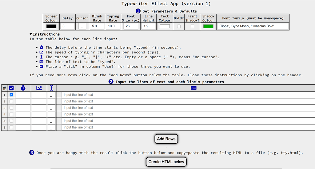 Typewriter (TTY) Effect Resources Shotcut Forum
