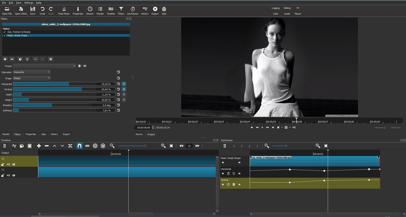 shotcut rotate video