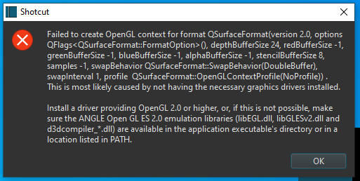 opengl 2.0 install