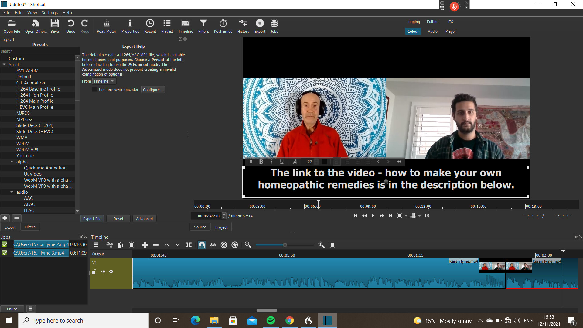 Why Does My Text Not Show In The Finished Video Help How To Shotcut 