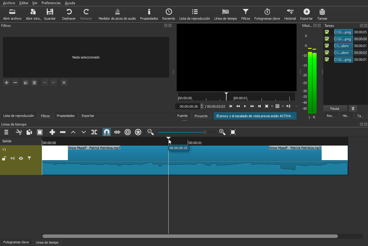 Export frame with audio spectrum display filter - Help/How To - Shotcut  Forum
