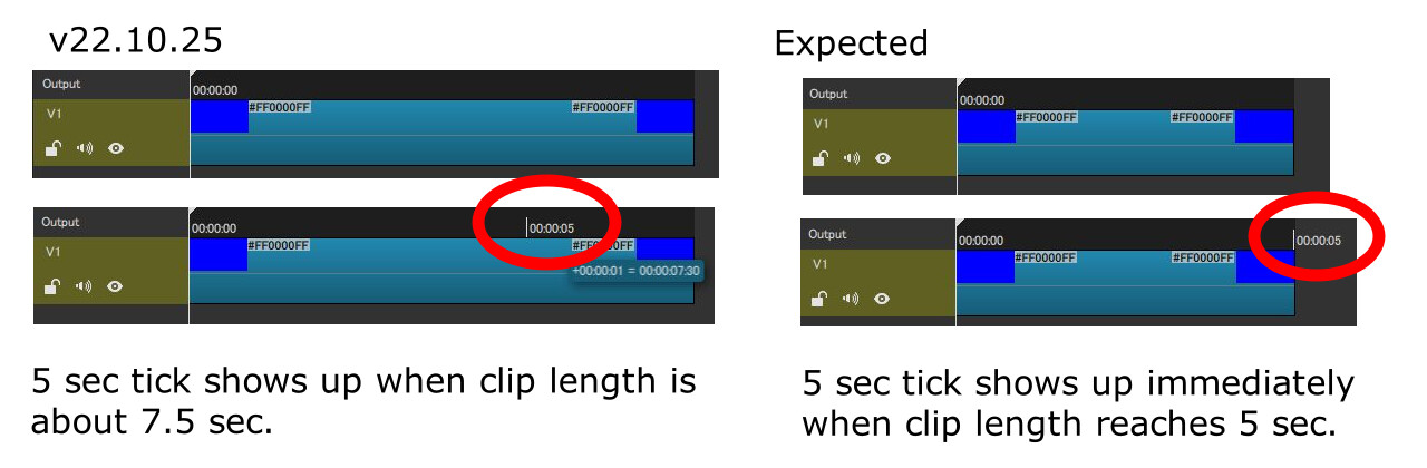 Improve Timeline keyframe Ruler Label Display Suggestion Shotcut Forum