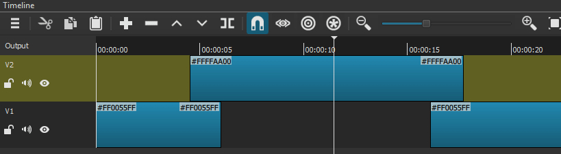 Transition when overlap two clips from different track - Help/How To ...
